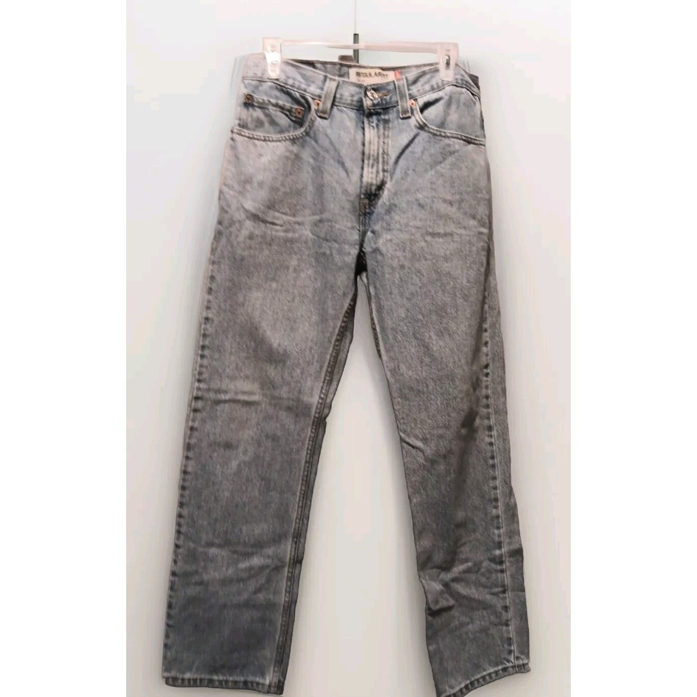 Levi's 505 Mens 31×30 Light Wash Reg Fit Blue Vtg Made In Mexico Grunge Thrashed